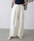 スレンダーベルトワイドパンツ