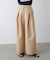 スレンダーベルトワイドパンツ