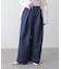 スレンダーベルトワイドパンツ