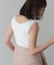 ベーシックシアーラインタンクトップ