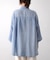 袖リブシアーデニムシャツ