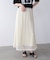 メッシュレイヤードフレアスカート