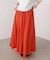 カラーフレアスカート
