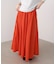 カラーフレアスカート