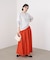 カラーフレアスカート