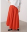 カラーフレアスカート