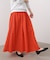 カラーフレアスカート