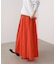 カラーフレアスカート