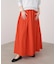 カラーフレアスカート