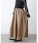 カラーフレアスカート