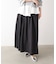 カラーフレアスカート
