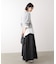 カラーフレアスカート