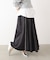 カラーフレアスカート