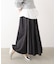 カラーフレアスカート