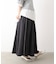 カラーフレアスカート
