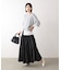 カラーフレアスカート