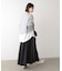 カラーフレアスカート