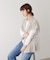 シフォン切替ジャケット