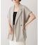シフォン切替ジャケット