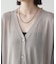 サラサラ袖シアーニットカーディガン