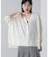UVサラサラBOXシルエット前後差カーディガン