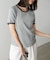 【Bab】配色リンガーＴシャツ