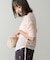 【Bab】シアーリボンヘムスリットトップス