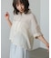 【Bab】シアーショートシャツブラウス