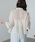 【Bab】シアーショートシャツブラウス