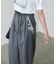 【Bab】コード刺しゅうカーブパンツ