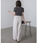【Bab】【選べるサイズ展開】ウエスト巻きサイドタックパンツ