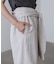 【Bab】【選べるサイズ展開】ウエスト巻きサイドタックパンツ