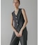 【CIEL'AIR】LINEN LIKE VEST (ﾘﾈﾝﾗｲｸﾍﾞｽﾄ）