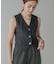 【CIEL'AIR】LINEN LIKE VEST (ﾘﾈﾝﾗｲｸﾍﾞｽﾄ）