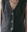 【CIEL'AIR】LINEN LIKE VEST (ﾘﾈﾝﾗｲｸﾍﾞｽﾄ）