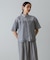 【CIEL'AIR】SHEER DOCKING SHIRT(ｼｱｰﾄﾞｯｷﾝｸﾞｼｬﾂ）