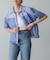 【CIEL'AIR】SHEER DOCKING SHIRT(ｼｱｰﾄﾞｯｷﾝｸﾞｼｬﾂ）