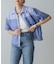【CIEL'AIR】SHEER DOCKING SHIRT(ｼｱｰﾄﾞｯｷﾝｸﾞｼｬﾂ）