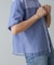 【CIEL'AIR】SHEER DOCKING SHIRT(ｼｱｰﾄﾞｯｷﾝｸﾞｼｬﾂ）