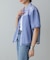 【CIEL'AIR】SHEER DOCKING SHIRT(ｼｱｰﾄﾞｯｷﾝｸﾞｼｬﾂ）