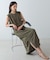 【CIEL'AIR】SLEEVELESS STACKED DRESS(ｽﾘｰﾌﾞﾚｽｽﾀｯｸﾄﾞﾄﾞﾚｽ）