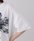モノトーンフラワーＴシャツ