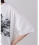 モノトーンフラワーＴシャツ