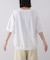 モノトーンフラワーＴシャツ