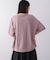 モノトーンフラワーＴシャツ