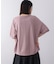 モノトーンフラワーＴシャツ