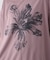 モノトーンフラワーＴシャツ