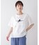 刺繍アンダーファスナーＴシャツ