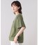 刺繍アンダーファスナーＴシャツ