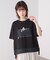 刺繍アンダーファスナーＴシャツ